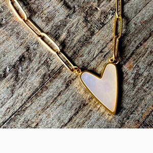 NEW Abstract Heart Layering Necklace